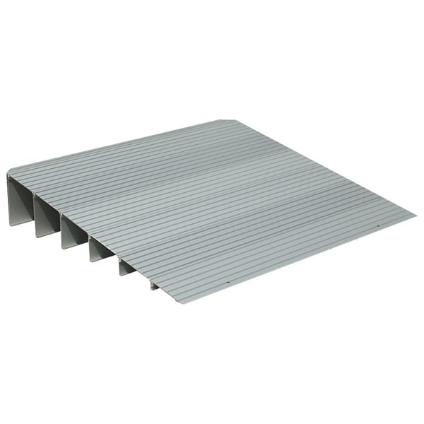 Alum Sectional Threshold Ramp 34"x 32-3/4" w/6" Rise, 700 lb. capacity